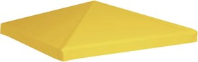 vidaXL sárga pavilon-tetőponyva 270 g/m² 3 x 3 m
