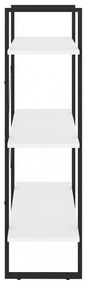 fehér forgácslap könyvszekrény 80 x 30 x 105 cm