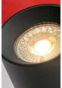 Lámpa Mennyezeti lámpatest FARGO 2, aluminium,, 70x166mm, IP20, max 20W, kör, fekete