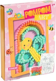 Pillangó Colorful pom pomos kreatív szett