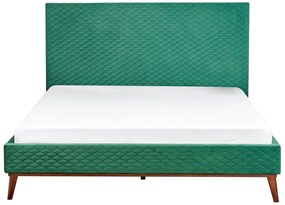 Franciaágy 160 cm BARON (ágyráccsal) (zöld). 1007167