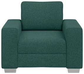 Fotel Sötétzöld 59 cm Textil