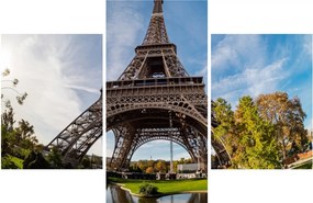 Kép - Eiffel-torony színes (90x60 cm)