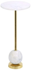 Fém kerek tárolóasztal ø 25 cm Salo – House Nordic