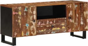 vidaXL tömör újrahasznosított és szerelt fa TV-szekrény 105x33,5x46 cm