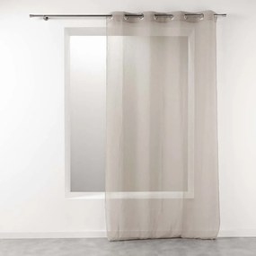 Barna átlátszó függöny 140x240 cm Telma – douceur d'intérieur