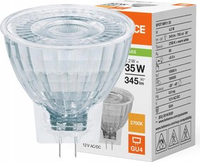 Led izzó MR11 GU4 3.5W 35W 345lm 2700K Meleg fehér 12V Ledvance