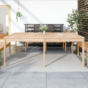 Tömör fenyőfa kerti asztal 203,5 x 100 x 76 cm