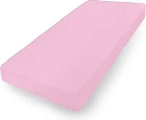 Jersey gumis lepedő 210/220x190/200x30 Rózsaszín