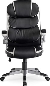 Forgószék fekete színben, műbőr kárpittal. LIVERPOOL