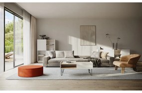 Fehér matt könyvespolc 100x147 cm Nina - TemaHome