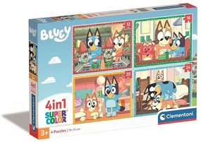 Bluey Play All Day 4 az 1-ben puzzle Clementoni