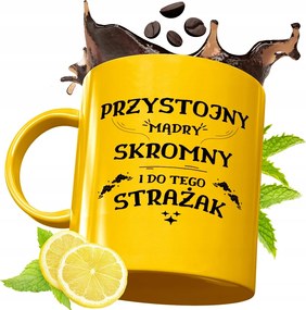 Prémium Arany Bögre Tűzoltónak Ajándék Nyomtatott Fotóval