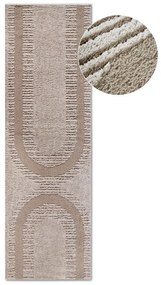 Bézs futószőnyeg 80x240 cm Bartoux Beige – Elle Decoration