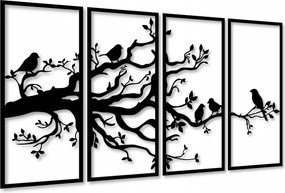 Fa 120cm Áttört Kép Panelek Fali Dekoráció Nappali Fa Áttört Nagy