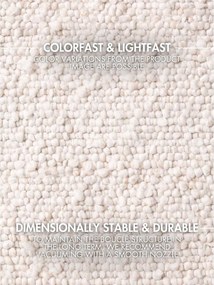 Elefántcsont színű kézi szövésű buklé futószőnyeg 80x200 cm Notting Hill Portobello – Ted Baker