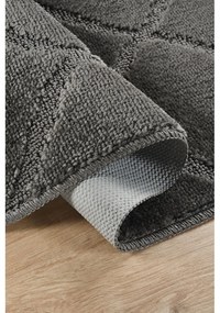 Antracitszürke fürdőszobai kilépő szett 2 db-os 50x80 cm Cizgili – Foutastic