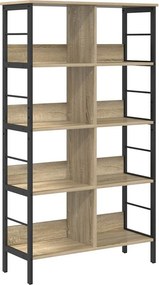 vidaXL Könyvespolc Sonoma tölgy 82 x 32 x 144,5 cm Faanyag