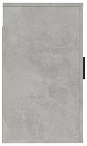 2 db betonszürke fali TV-szekrény 40x34,5x60 cm