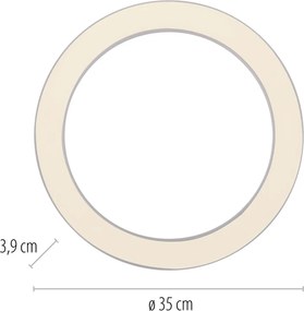 Paul Neuhaus modern mennyezeti lámpa pure lines round fehér pln6310-16