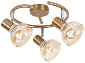 Rabalux Rabalux 5549 - Spotlámpa HOLLY 3xE14/40W/230V arany RL5549