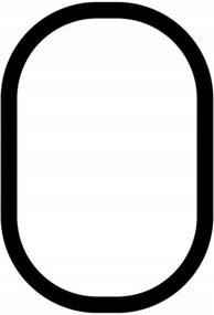 Artemide Fényábécé, nagybetű O, Led, 27W, 3000K, fehér, 950x650m