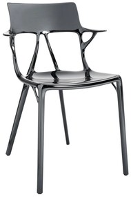 Kartell A. I. étkezőszék, több színben Szín: titán
