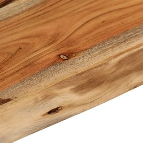 tömör akácfa téglalap alakú fali polc 50 x 30 x 2,5 cm