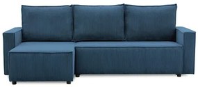 Szétnyitható sarok kanapé LUCCA Tengerész kék