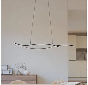 Eglo 901207 - LED Csillár zsinóron GRISOLIA LED/20W/230V 4000K fekete