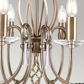 Elstead Lighting AEGEAN AG8-AGED-BRASS Csillár 8x60W/E14