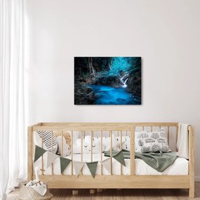 Kép - Varázslatos éjszaka egy trópusi erdőben (70x50 cm)