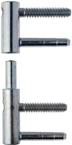 Otlav pánt 3D 14mm FIÚ+LÁNY ezüst (csaphossz 38mm)