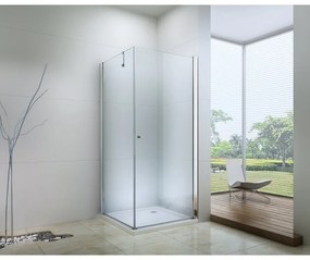 Mexen Pretoria zuhanykabin 60x100cm, 6mm-es üveg, króm profil-átlátszó üveg, 852-060-100-01-00