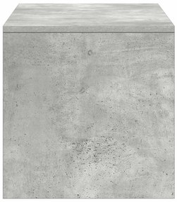betonszürke forgácslap TV-szekrény 100 x 40 x 40 cm