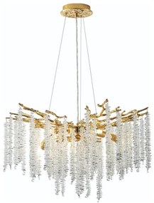 Zuma Line MD3720-1-EGN - Csillár zsinóron DIJON 8xG9/3,5W/230V arany