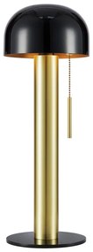 Markslöjd 108576 - Asztali lámpa COSTA 2xG9/18W/230V fekete/arany