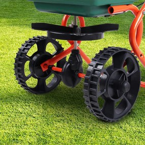 SEED szórókocsi, 25l, zöld/narancs Gardebruk