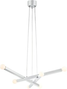 Ezüstszínű fém függőlámpa Stack – Markslöjd