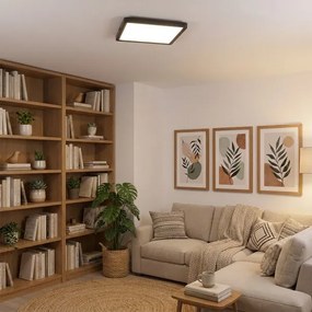 Brilagi - LED mennyezeti lámpatest ESTELA SQUARE LED/24W/230V 31x31 cm fekete
