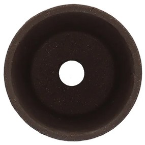 Terrakotta virágcserép, sötétbarna, 9 cm átmérőjű