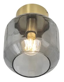 Okos mennyezeti lámpa sárgarézzel és füstüveggel, beleértve a Wifi A60-at - Stiklo