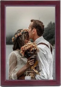 Képkeret 13x18 Aura mahagóni klasszikus