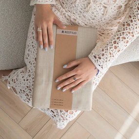 Bézs függöny 140x270 cm Valeta – Restilo