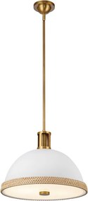 Quintiesse Doral QN-DORAL-P-M-WHT Függőlámpa 2x60W/E27 IP20