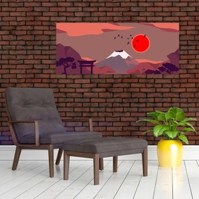 Kép - Fuji hegység (120x50 cm)