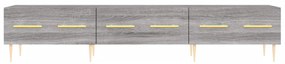 szürke sonoma színű szerelt fa TV-szekrény 150x36x50 cm