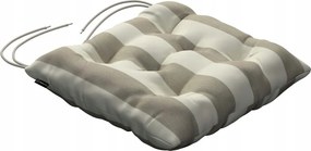 Jacek székpárna 38x38 bézs-fehér függőleges csíkos (5,5cm)