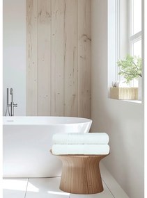 Fehér frottír pamut fürdőlepedő szett 2 db-os 70x140 cm – Good Morning