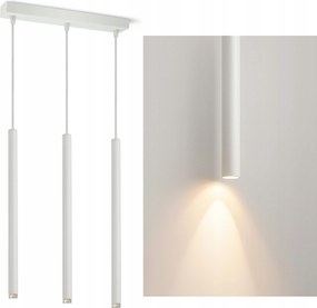 Mennyezeti függőlámpa Laser Jégcsap Tuba 854-BZ3 Fehér G9 3-pontos Led